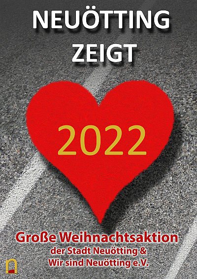 Neuötting zeigt Herz Flyer Vorderseite 2022